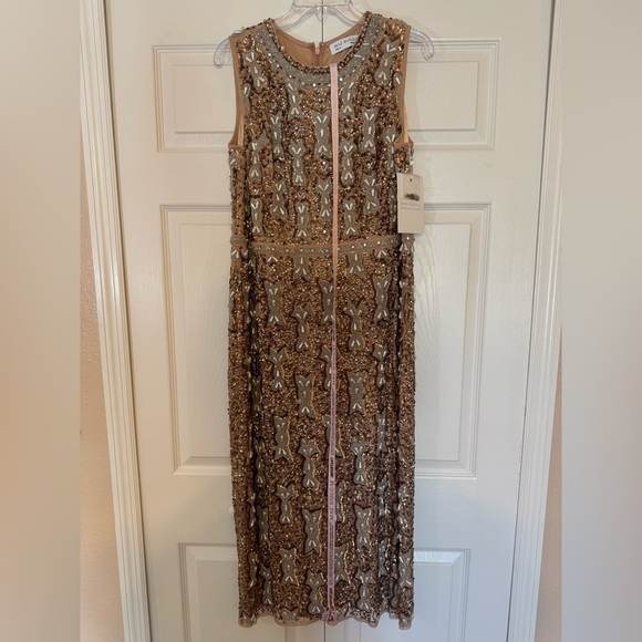 Short Wedding Guest Dress 93764 by Mac Duggal NWT Size 14 - Picture 4 of 7